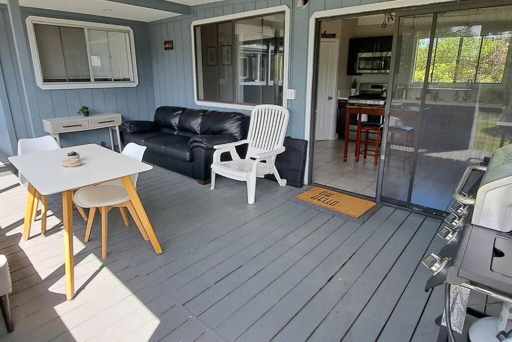 Monstera Bungalow, Spacious, King Bed, Big Kitchen Keaau Exterior foto